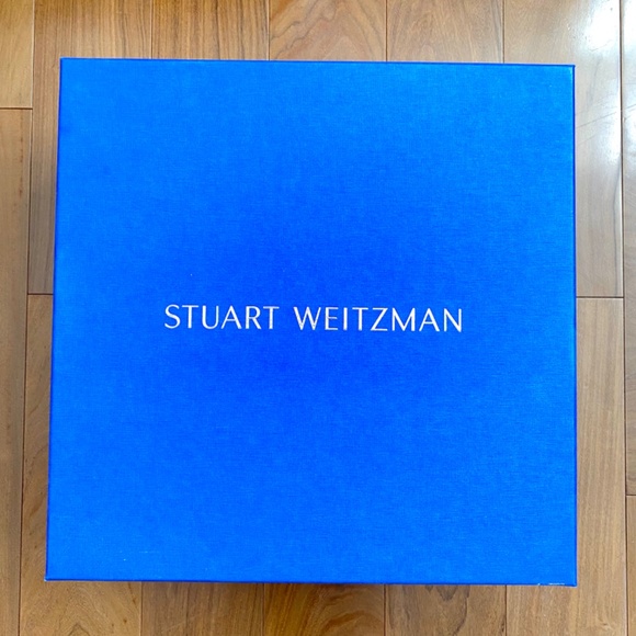 Stuart Weitzman Quartz 25 Size 8 Leather Ankle Booties Black - Picture 9 of 9